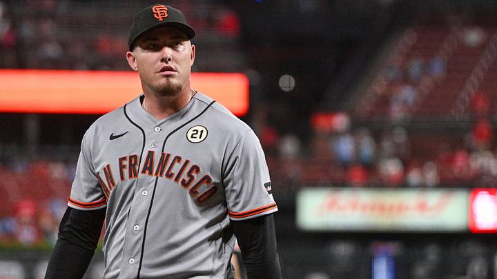 San Francisco Giants starting pitcher Blade Tidwell. Credit: Jeff Curry-Imagn Images San Francisco Giants starting pitcher Blade Tidwell. Credit: Jeff Curry-Imagn Images