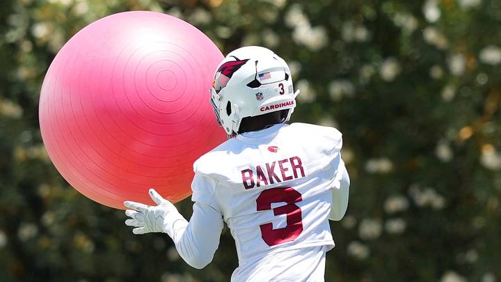 Jun 9, 2026; Tempe, AZ, USA; Arizona Cardinals safety Budda Baker (3) during minicamp at Arizona Cardinals Training Center. Mandatory Credit: Joe Camporeale-Imagn Images
