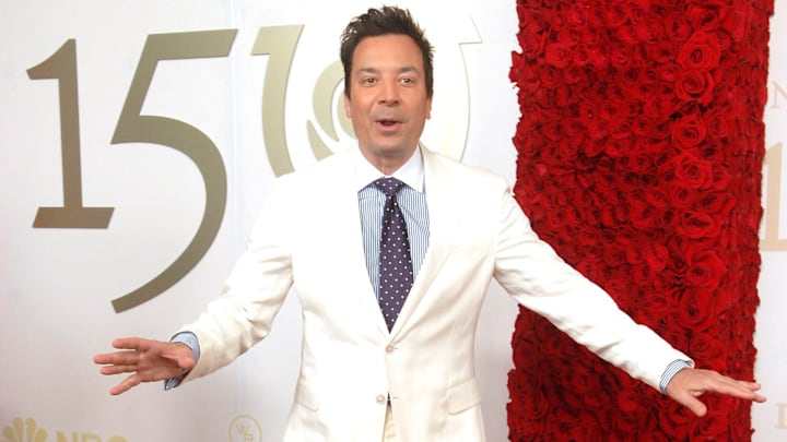 Comedian Jimmy Fallon poses on the 150th Kentucky Derby red carpet Saturday. May 04, 2024 Comedian Jimmy Fallon poses on the 150th Kentucky Derby red carpet Saturday. May 04, 2024