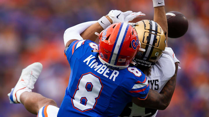 Florida Gators cornerback Jalen Kimber (8)