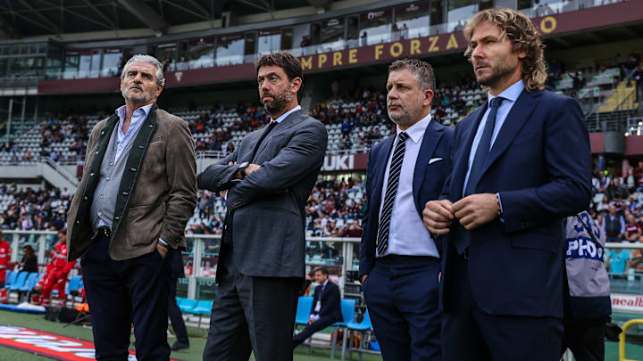 Maurizio Arrivabene, Andrea Agnelli, Federico Cherubini, Pavel Nedved