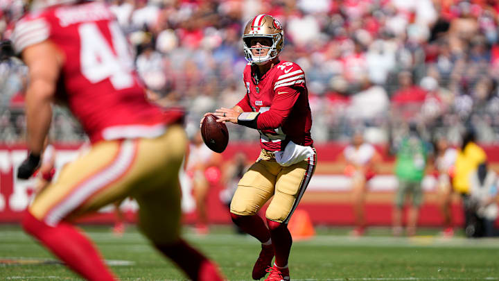 San Francisco 49ers quarterback Brock Purdy (13)
