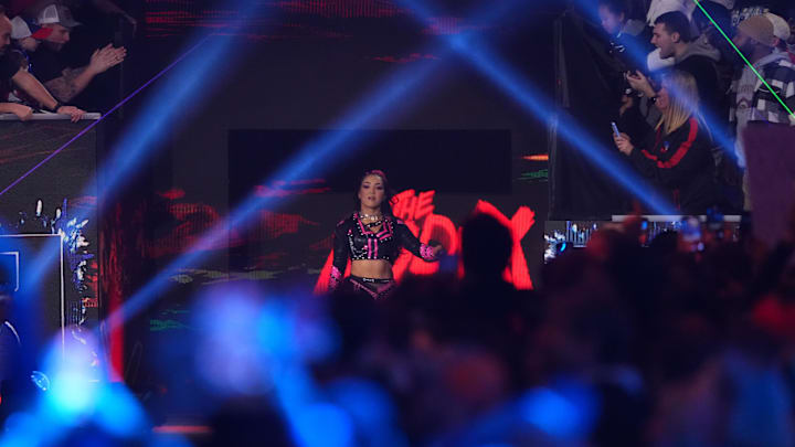 Feb 1, 2025; Indianapolis, IN, USA; Roxanne Perez during the Women’s Royal Rumble during the WWE Royal Rumble at Lucas Oil Stadium. Mandatory Credit: Joe Camporeale-Imagn Images Feb 1, 2025; Indianapolis, IN, USA; Roxanne Perez during the Women’s Royal Rumble during the WWE Royal Rumble at Lucas Oil Stadium. Mandatory Credit: Joe Camporeale-Imagn Images
