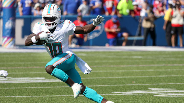 Miami receiver Tyreek Hill