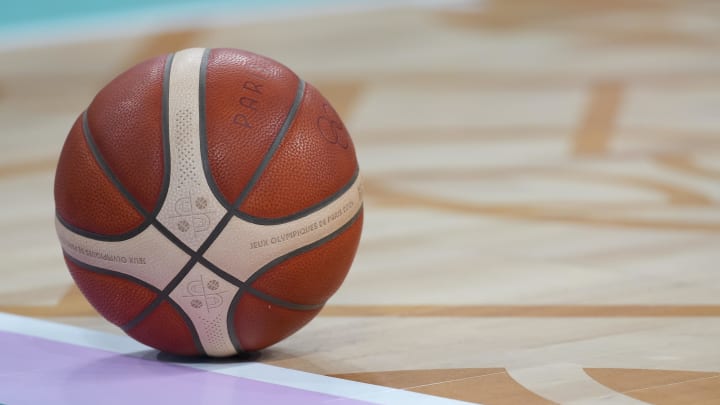 Duke basketball center Khaman Maluach at 2024 Paris Olympics Duke basketball center Khaman Maluach at 2024 Paris Olympics