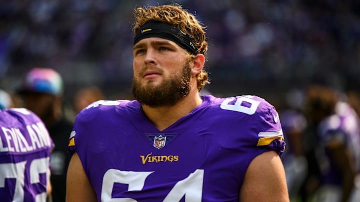 Minnesota Vikings offensive lineman Blake Brandel
