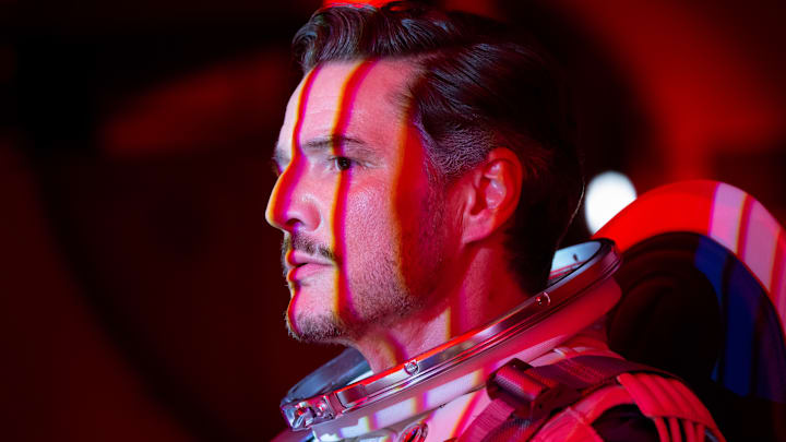 Pedro Pascal as Reed Richards/Mister Fantastic in 20th Century Studios/Marvel Studios' THE FANTASTIC FOUR: FIRST STEPS. Photo by Jay Maidment. © 2025 20th Century Studios / © and ™ 2025 MARVEL.