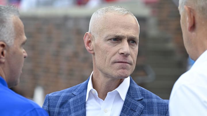 Big 12 Commissioner Brett Yormark voiced his displeasure for the latest College Football Playoff Rankings.