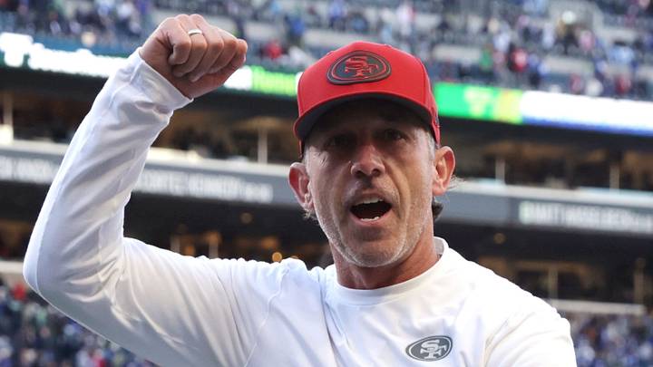 San Francisco 49ers head coach Kyle Shanahan