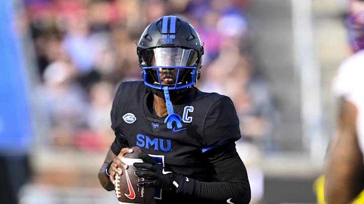 SMU Mustangs quarterback Kevin Jennings