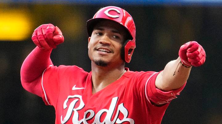 Cincinnati Reds right fielder Noelvi Marte (4) rounds the bases