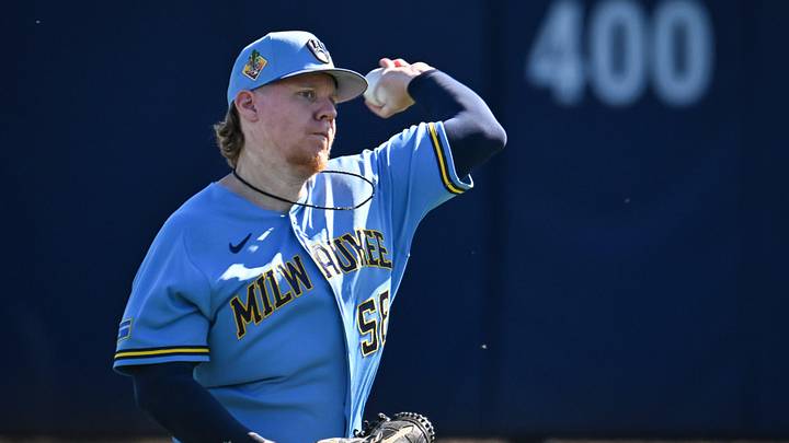 Milwaukee Brewers pitcher Rob Zastryzny. Milwaukee Brewers pitcher Rob Zastryzny.