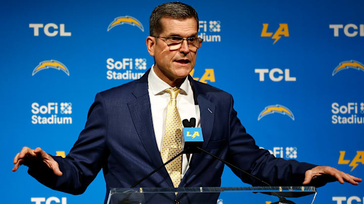 Los Angeles Chargers Introduce Jim Harbaugh As Head Coach