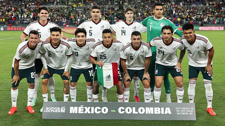 El once titular de México frente a Colombia El once titular de México frente a Colombia