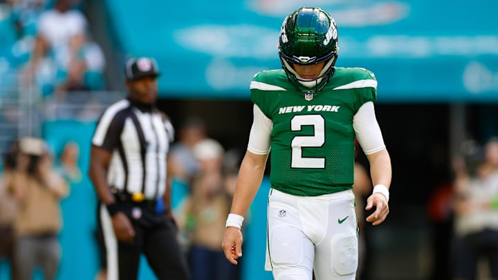 Former NY Jets quarterback Zach Wilson