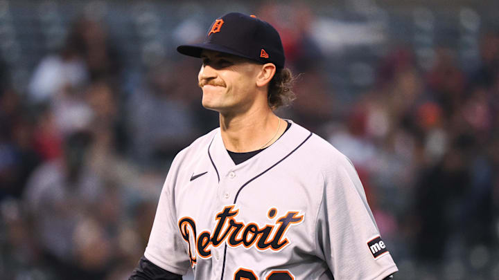 Sep 22, 2023; Oakland, California, USA; Detroit Tigers starting pitcher Sawyer Gipson-Long (66)