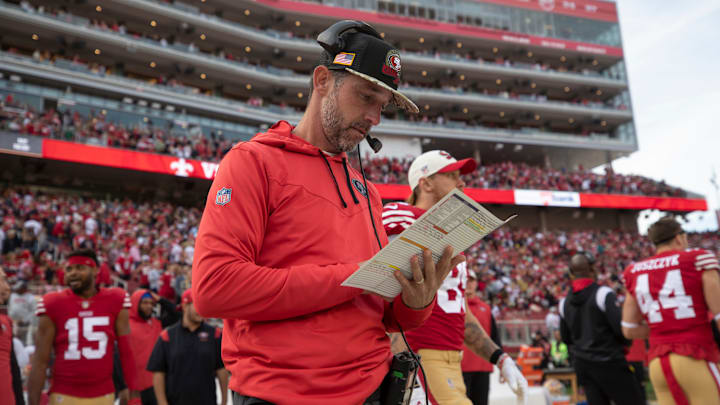 San Francisco 49ers head coach Kyle Shanahan