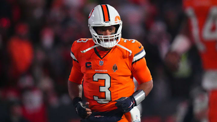 Quarterback Russell Wilson (3) before the game.