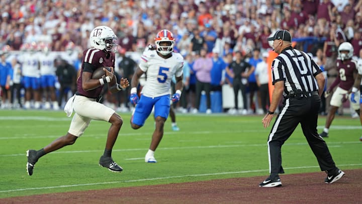 Marcel Reed, Myles Graham, Texas A&M Aggies, Florida Gators Marcel Reed, Myles Graham, Texas A&M Aggies, Florida Gators