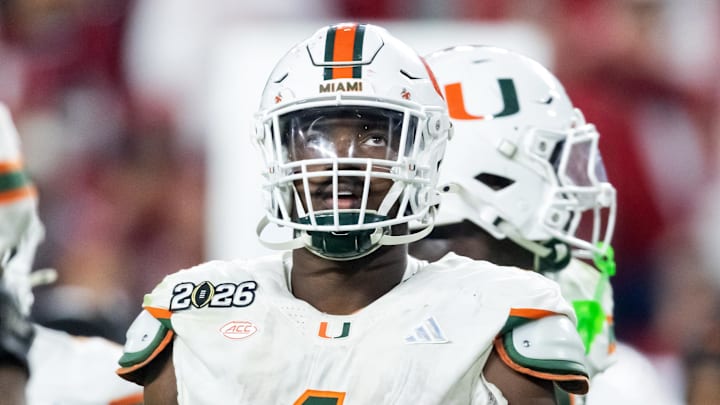 Miami Hurricanes defensive lineman Rueben Bain Jr. Miami Hurricanes defensive lineman Rueben Bain Jr.