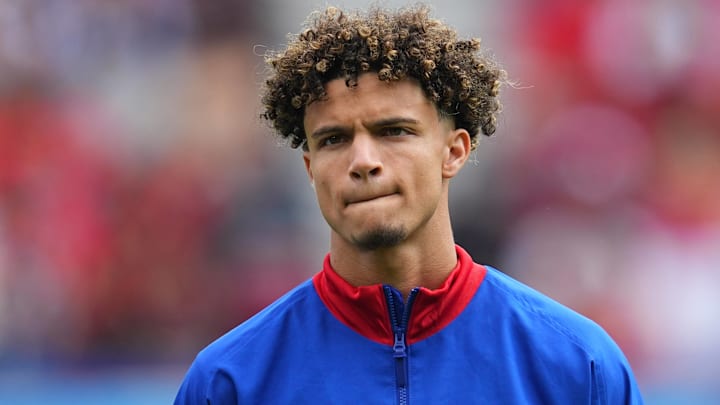 Kevin Paredes underwent surgery on this foot this summer.