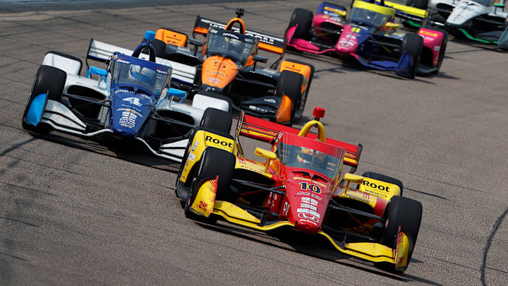 Alex Palou, David Malukas, Pato O'Ward, IndyCar