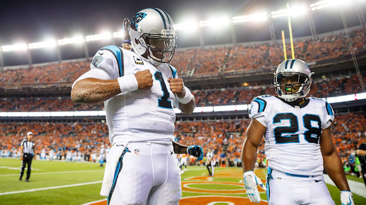 Carolina Panthers quarterback Cam Newton (1)
