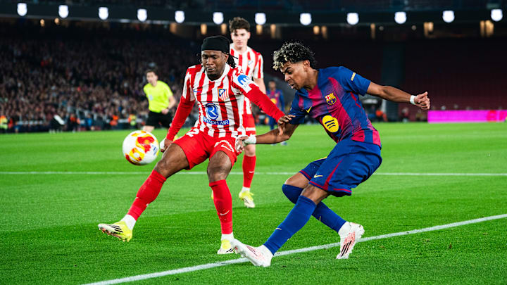 Ademola Lookman, Atlético de Madrid; Lamine Yamal, Barcelona