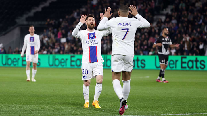 Kylian Mbappe, Lionel Messi Kylian Mbappe, Lionel Messi