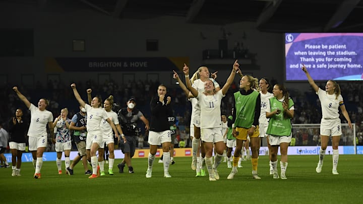 Jugadoras de la selección inglesa