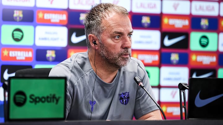 Fc Barcelona Training And Press Conference - Laliga Ea Sports