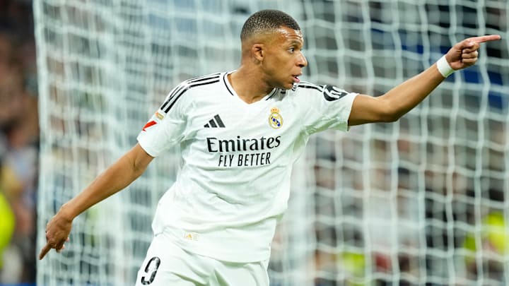 Kylian Mbappé has scored in five consecutive matches for Real Madrid.