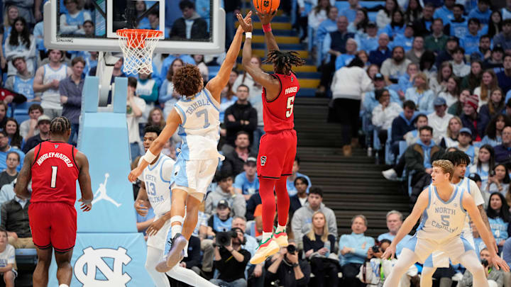 NC State basketball guard Trey Parker