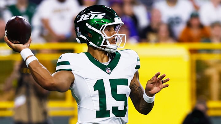New York Jets quarterback Adrian Martinez New York Jets quarterback Adrian Martinez