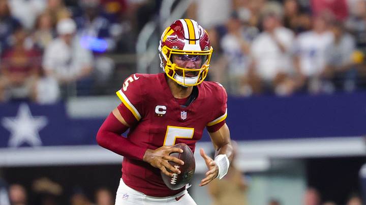 Washington Commanders quarterback Jayden Daniels. Washington Commanders quarterback Jayden Daniels.