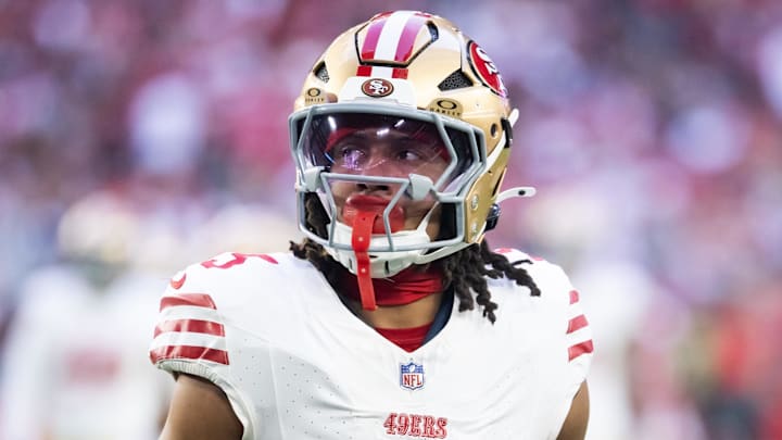 Jan 5, 2025; Glendale, Arizona, USA; San Francisco 49ers cornerback Nick McCloud (35) against the Arizona Cardinals at State Farm Stadium. 