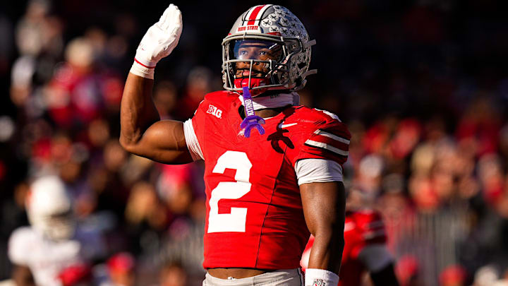 Ohio State Buckeyes defensive back Caleb Downs.