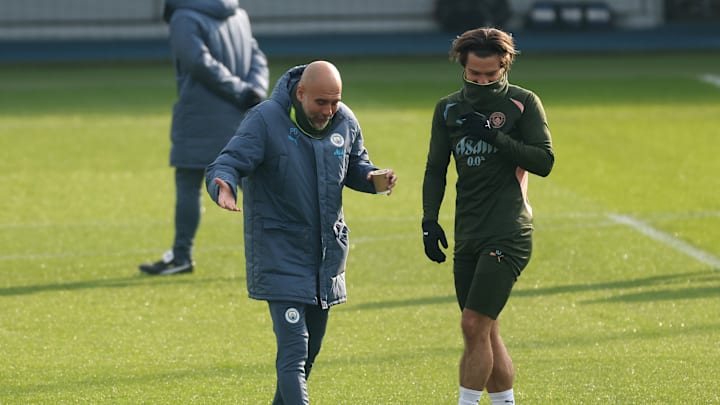 Manchester City Training And Press Conference - UEFA Champions League 2024/25 League Knockout