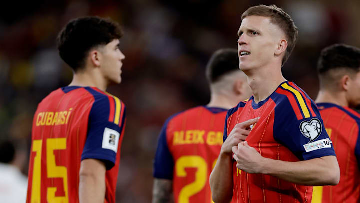 Dani Olmo, mediapunta del Barcelona, marcó un gol en el encuentro que le dio a España su pase oficial al Mundial del 2026