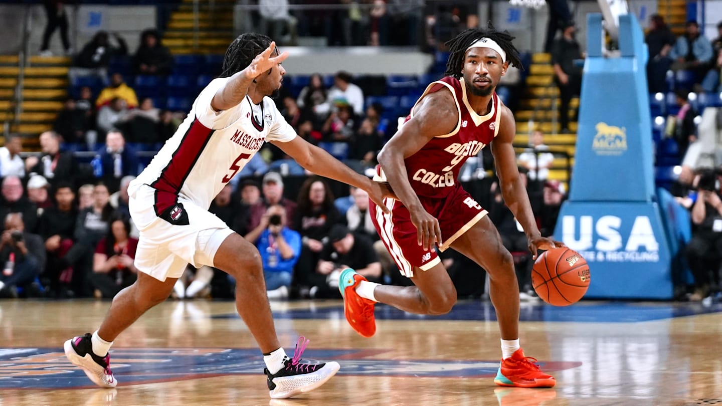 Action From Boston College Men's Basketball's Hall of Fame Classic Loss to UMass: Photo Gallery