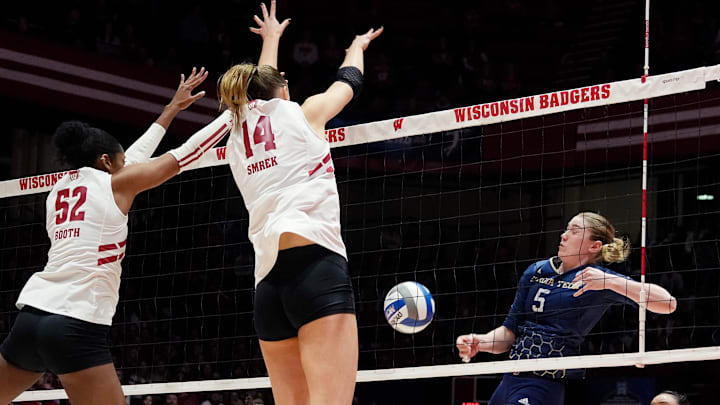 The Wisconsin volleyball team takes on Texas A&M in the Sweet 16 of the NCAA Tournament Friday night.