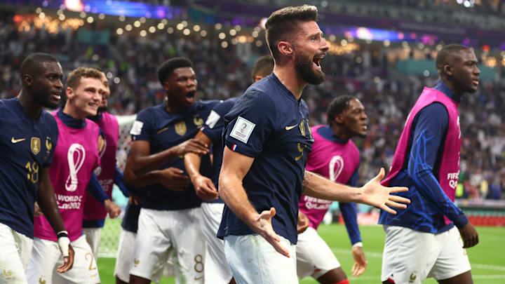 Giroud scored the winner against England Giroud scored the winner against England