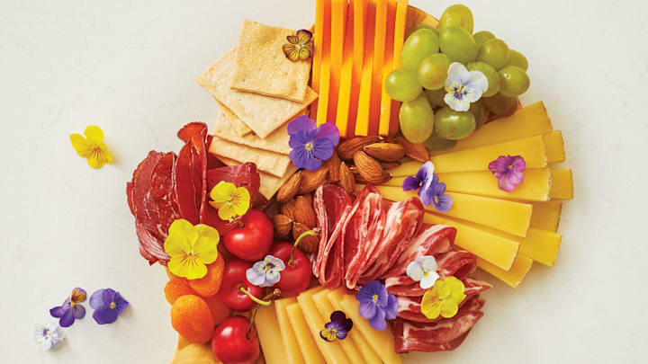 Springtime cheese board