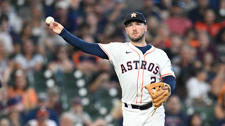 Houston Astros third baseman Alex Bregman Houston Astros third baseman Alex Bregman