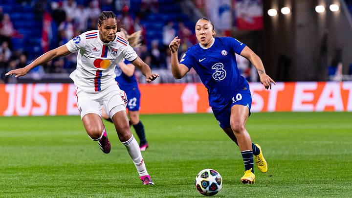 Olympique Lyonnais v Chelsea FC: Quarter-Final 1st Leg - UEFA Women's Champions League Olympique Lyonnais v Chelsea FC: Quarter-Final 1st Leg - UEFA Women's Champions League