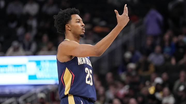 New Orleans Pelicans forward Trey Murphy III. New Orleans Pelicans forward Trey Murphy III.