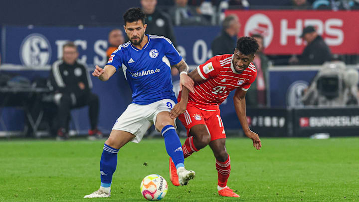 Danny Latza im Duell mit Kingsley Coman
