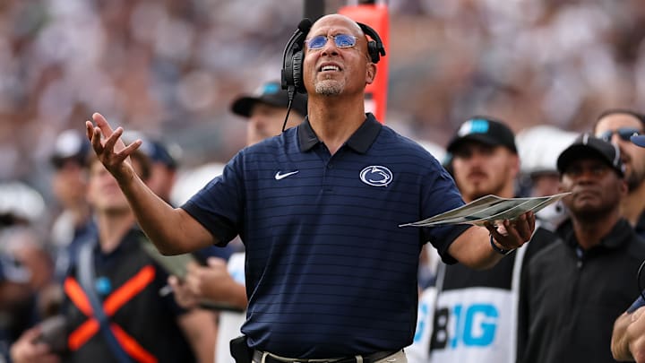 Penn State head coach James Franklin