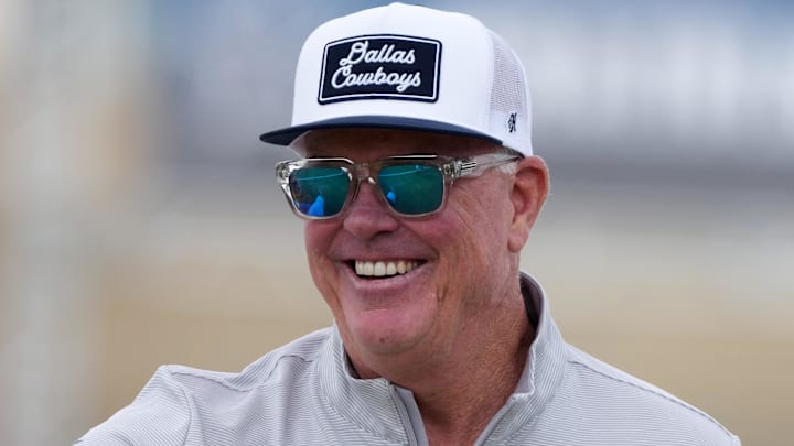 Dallas Cowboys chief operating officer Stephen Jones at training camp at the River Ridge Fields.