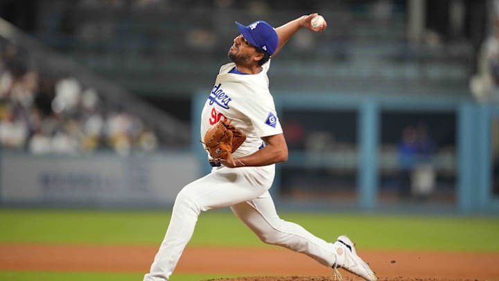 Los Angeles Dodgers pitcher Michael Petersen